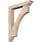 Ekena Millwork Westlake Traditional Smooth Bracket w/ Offset Brace, Douglas Fir, 5 1/2"W x 30"D x 38"H BKT0604X30X38WTL01SDF - alternate 1